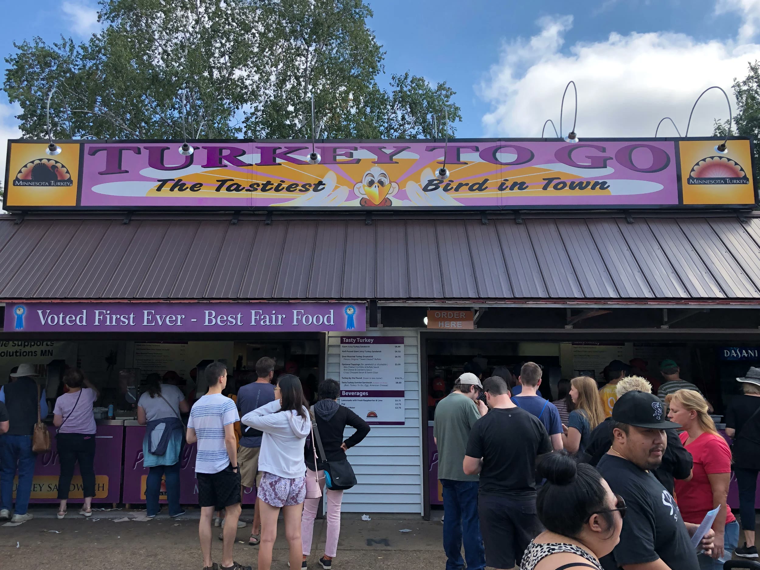 Puesto Turkey To Go en Minnesota State Fair